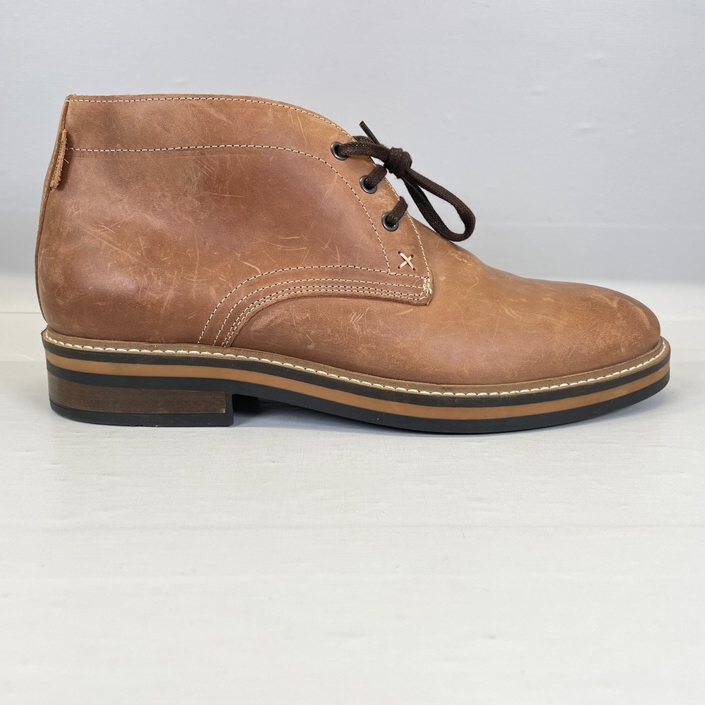 Wolverine 1883 Francisco Chukka Boots Mens Size 10.5 Brown Leather Lace Up Shoes
